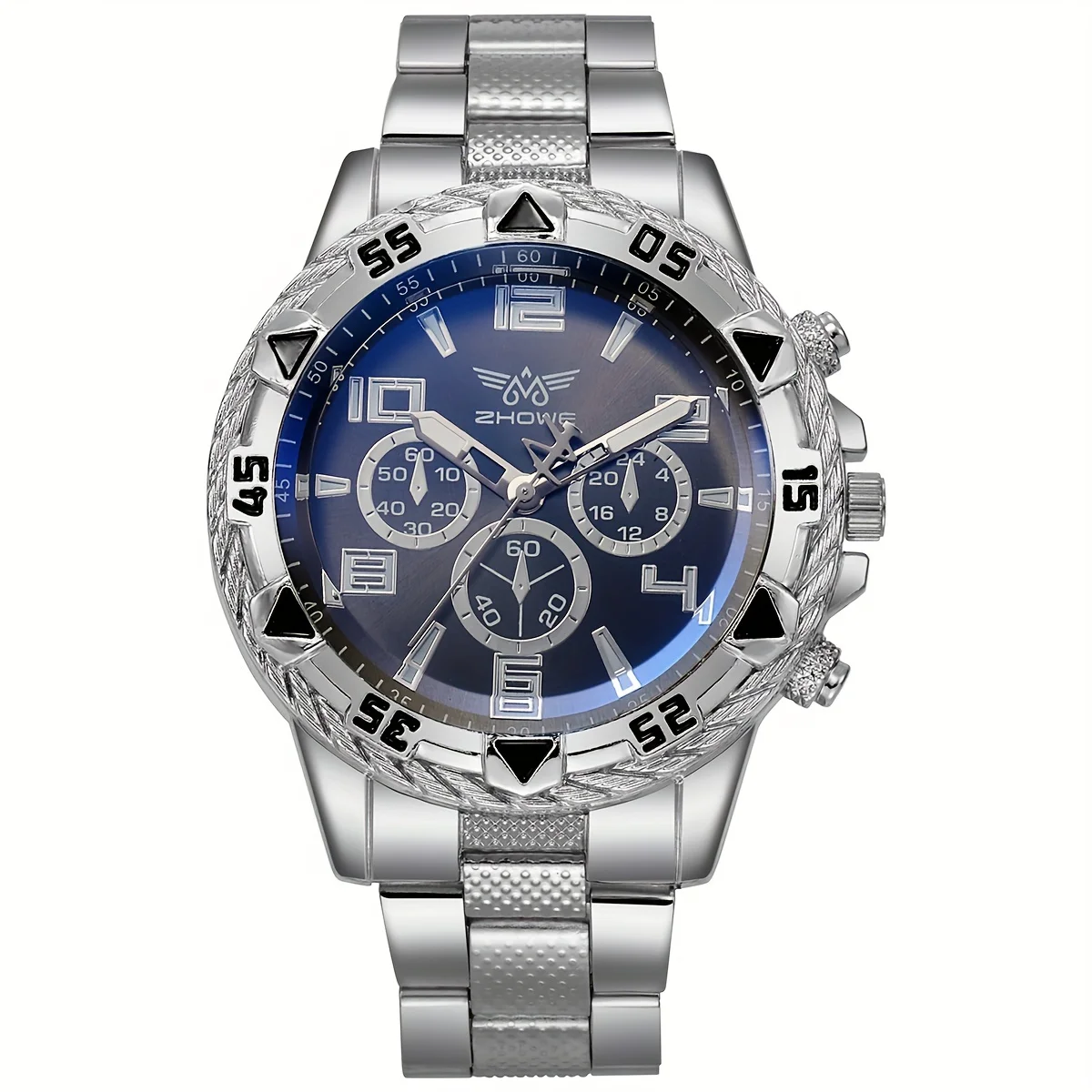 Cool Men\'s Alloy Business Style Quartz Watch