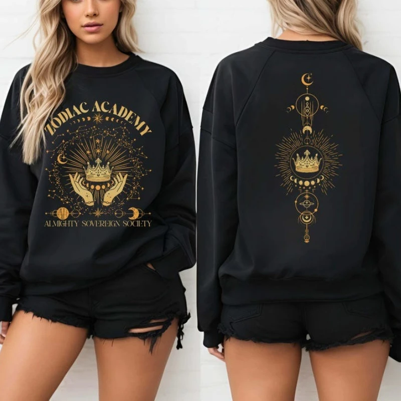 

Худи Zodiac Academy Celestial Heirs Band с изображением Терры, Аэра, Игниса и Аквы, свитшот с изображением профессора Лансе Ориона и всемогущего Союзника