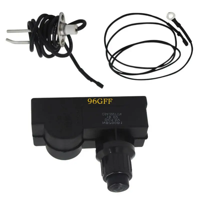 96GF Igniter Set Replacement Grills Ignition Component Grills Ignition Replacement Plastic Texture for Gas Grills and Stove