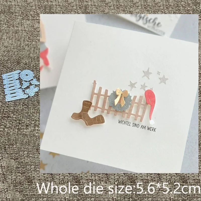 

XLDesign Craft Metal stencil mold Cutting Die fence decoration scrapbook die cut Album Paper Card Craft Embossing