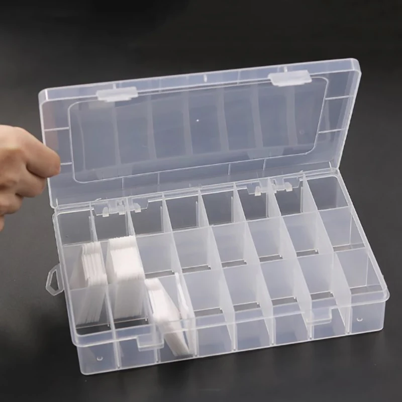 24 Grids Sewing Thread Plastics Storage Box Organize Case Container Multifunctional Storage Box Craft Spool Display Rack