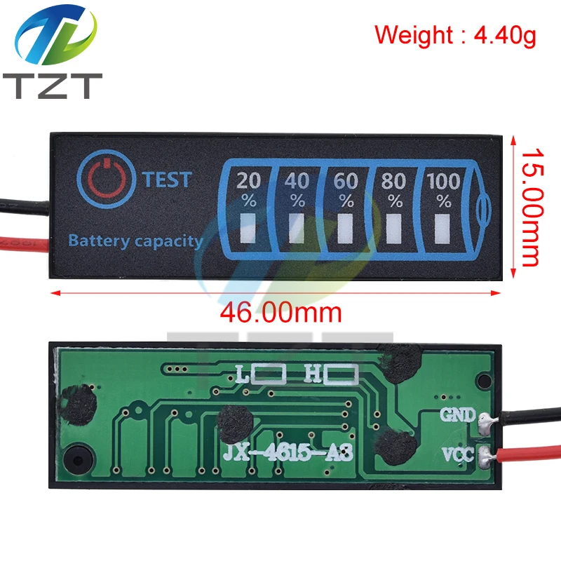 Battery Level Indicator 3-Series Ternary Lithium Battery Lithium Iron Phosphate Lead-Acid Battery Capacity Display Tester Meter