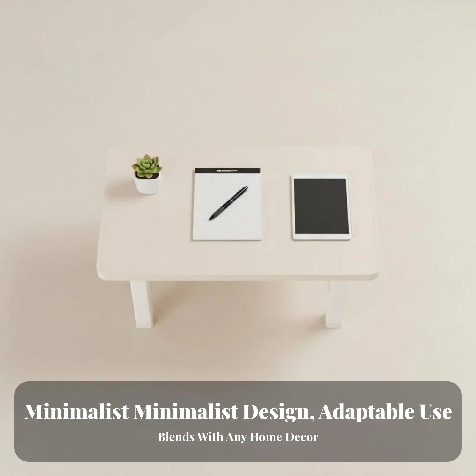 Foldable Lap Desk Space-Saving Foldable Laptop Table Multi-Functional Ergonomic Design for Children, Adults, Bay Nook, Sofa