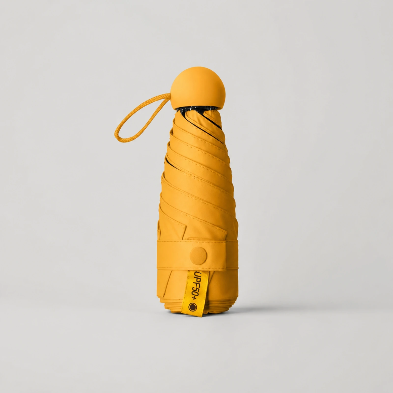 Capsule Umbrella with Wrist Strap Lightweight Umbrella with Wrist Strap Manual for Commuting, Everyday Outdoor Use
