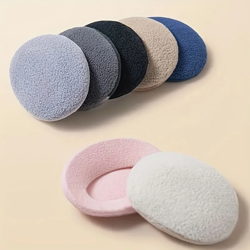 Bandless Ear Warmers Winter Fleece Ear Cover for Women Men Soft Thick Windproof Earmuffs Earlaps Protection for Outdoor Sports