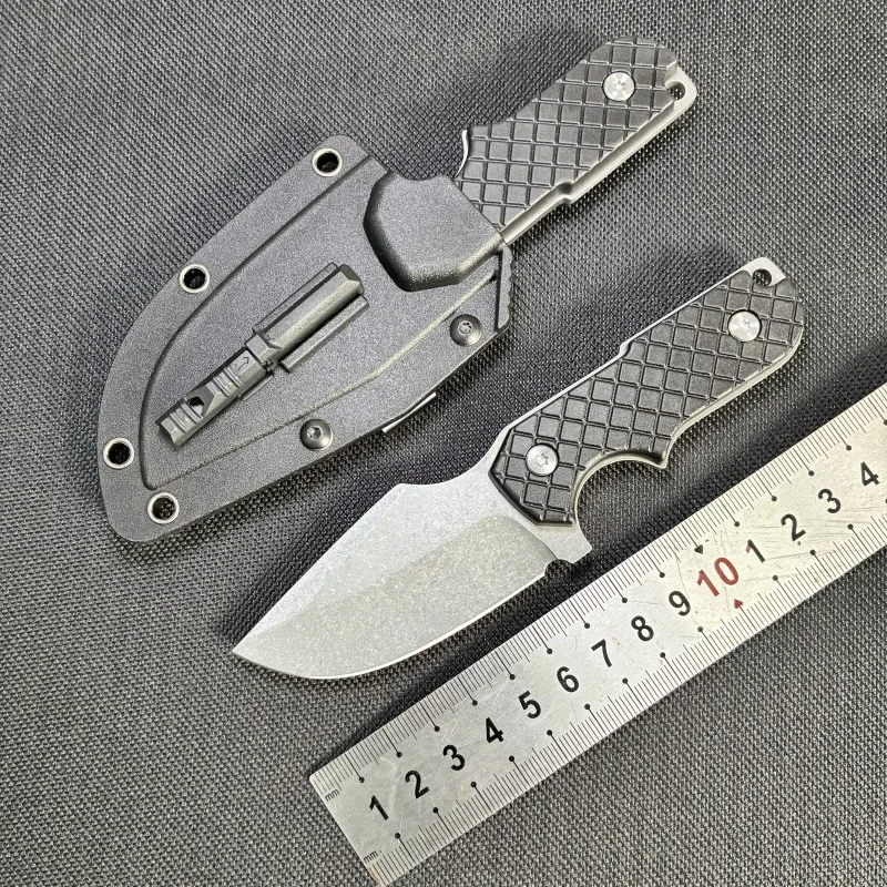 

Portable Mini Straight Fixed Blade Outdoor Pocket Camping Knife Hunting Survival Tactical Fruit Knives EDC Tools with K-sheath