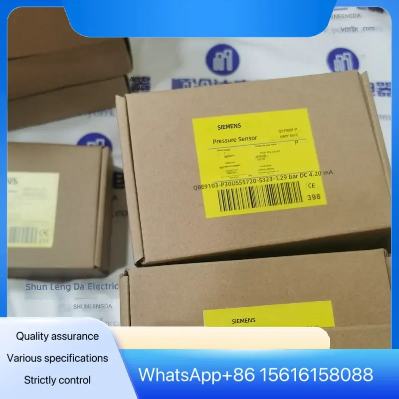 New QBE9103-P30U QBE9103-P60U Pressure Sensor HVAC Water Pipe Transducer 4-20mA Output Industrial Automation Control Module
