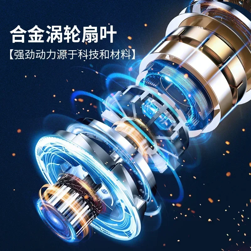 Durable Pet Hair Cleaner Dry and Wet High-Power Mini Rechargeable Car and Home Dual Purpose Wireless Vacuum Cleaner
