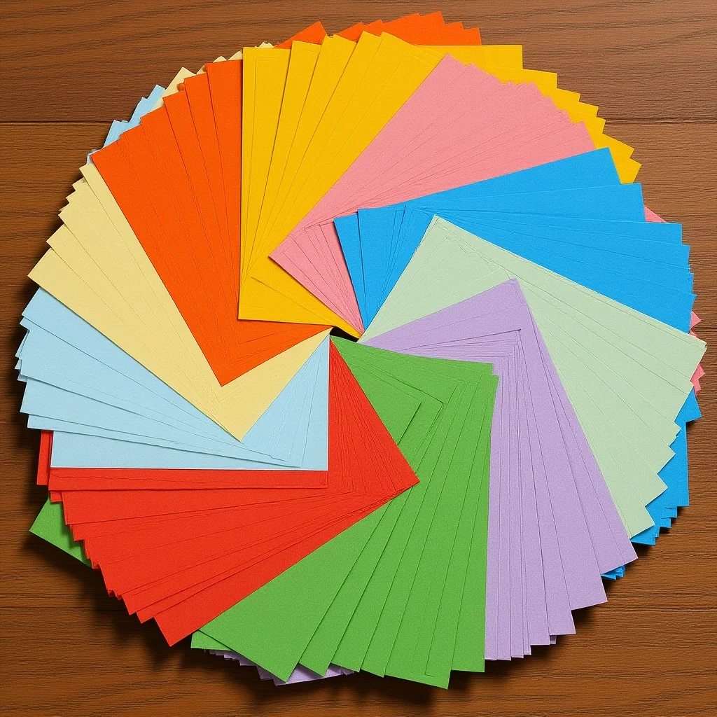 

100 Sheets Bright Colored Origami Papers Thick Square Paper for Crafts DIY Adults Beginners Pastel Origami Sheets