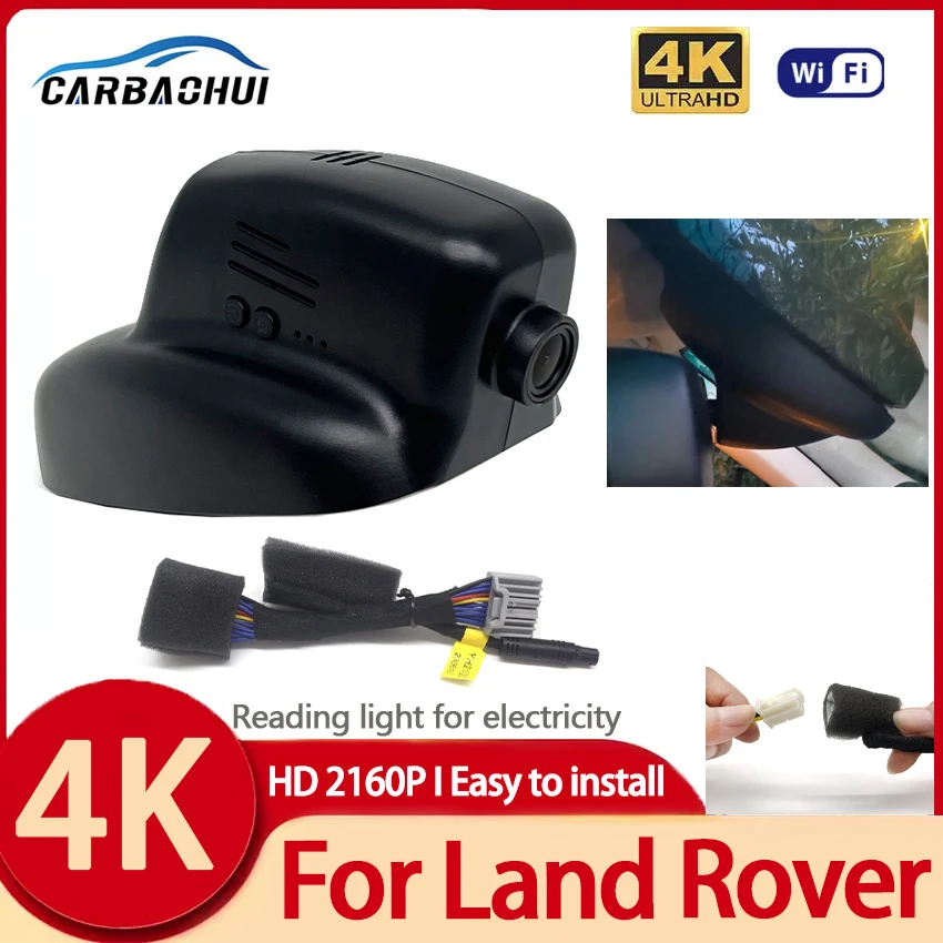 

Dash Cam 4K UHD 2160P Car Video Recorder DVR Night Vision for Land Rover Freelander 2 4 LR2 LR4 L359 Range Rover Evoque Dashcam