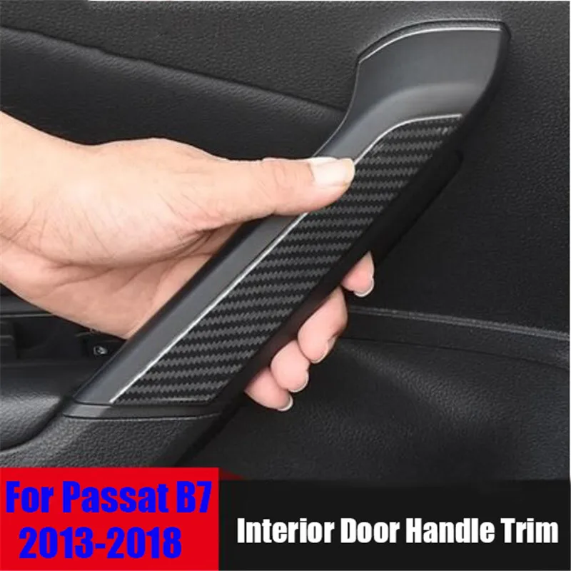 For Volkswagen Passat B7 2011-2019 Car Accessories Stainless Steel Interior Door Handle Panel Decorative Cover Sticker Trim