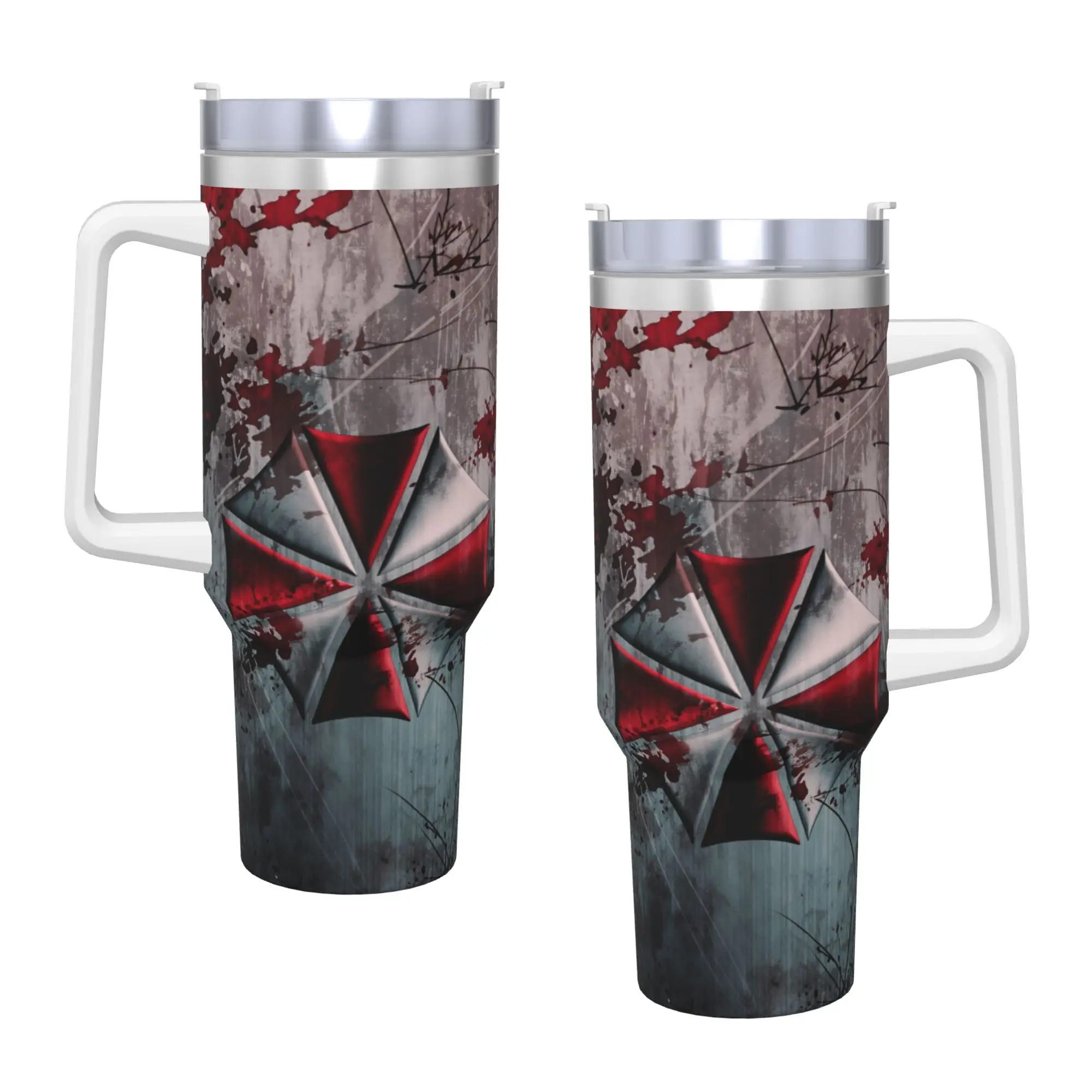 Residents Evils Tumbler  Hot Drinks Water Bottle Heat Preservation Stainless Steel Thermal Mug Custom Driving Car Mugs