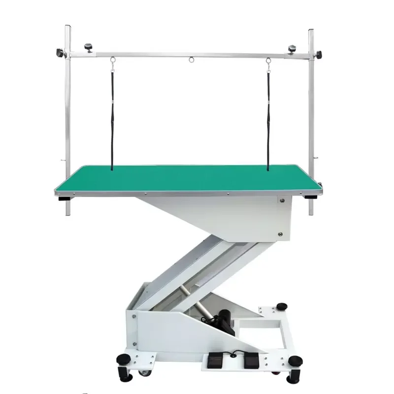 Foldable Electric Lift Pet Grooming Table for Dogs and Cats Adjustable Height Animal Care Equipment Non Slip Surface