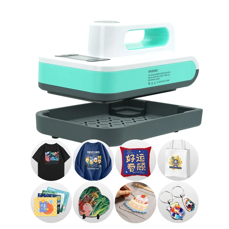 

Handheld Heat Press Machine Hot Stamping Printer Thermal Transfer Iron for T-Shirt Printing and Perler Beads EU