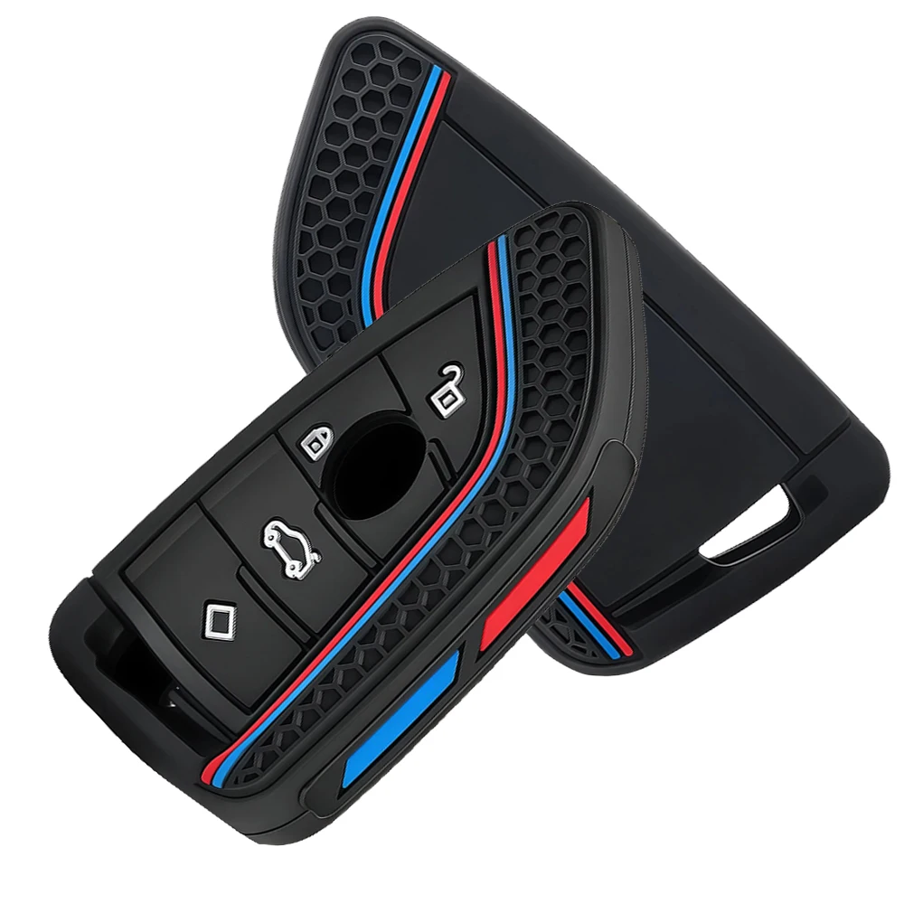 Capa de Proteção para Chave de Silicone BMW Séries 1, 3, 4, 5, 7, X3, IX3, I3, X6, X4, X5, G20, F40, X1, F48, F40, G23, F34, F15, X7, U06, G81, M3, IX40
