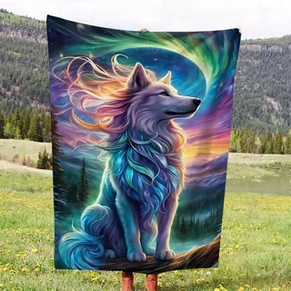 

Soft flannel blanket, suitable for home, office, camping. An excellent choice for Halloween, Thanksgiving and Christmas gifts.