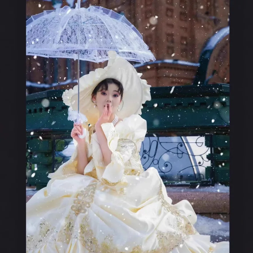 샴페인 공연 의류 유럽 법원 호스트 그룹 파티 의류 사진 사진 무대 Catwalk 여성 드레스 Vestidos De Fiesta