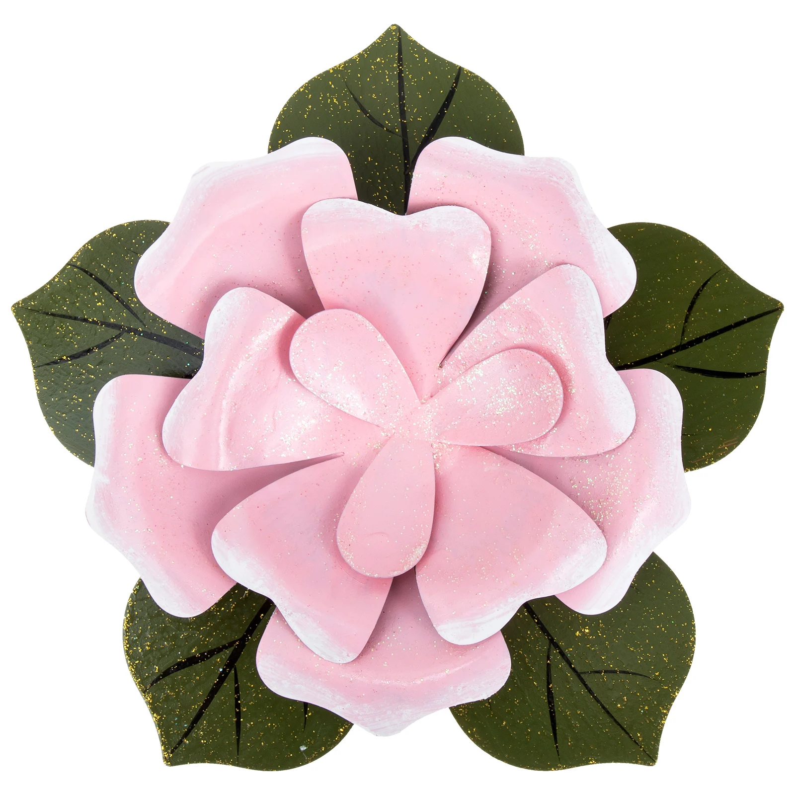 

Iron Rose Sculpture Wall naments Indoor Iron Rose Decors Outdoor 3D Hanging Garden 3D Wall Decoration