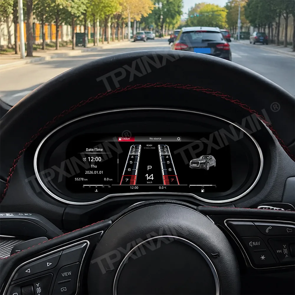 For Audi Q2 A3 2013-2020 Car LCD Dashboard Digital Cluster Virtual Cockpit Instrument Speedometer Multifunctional