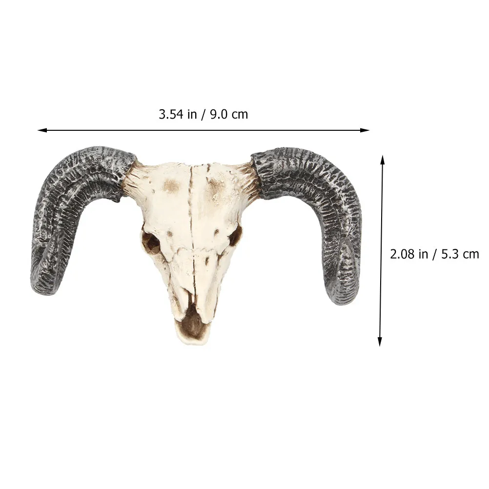 1Pcs Ox Head Wall Hook Stylish Natural Looking Resin Wall Mounted Coat Hanger Ideal for Hats Coats Towels Space Saving Decor