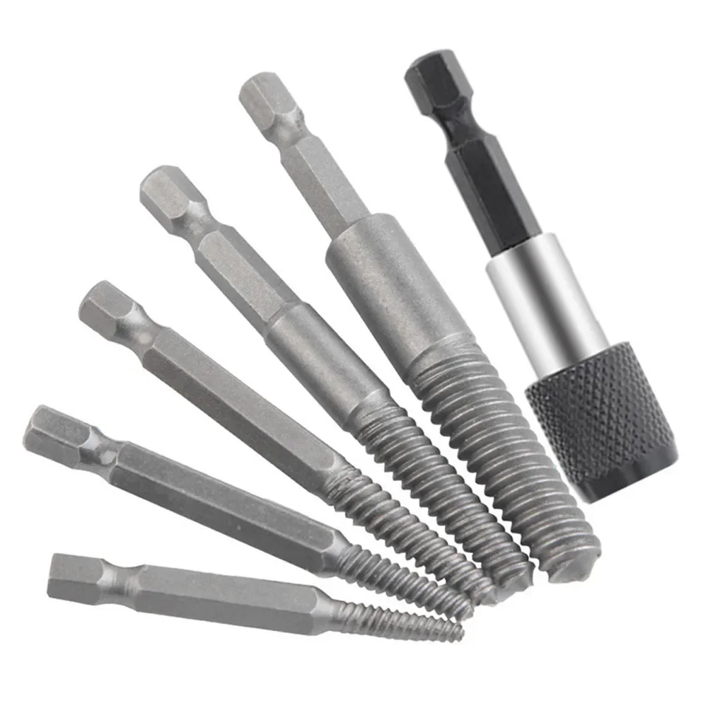 Hex Shank Broken Head Screw Extractor For Taking Out Electric Drill Damaged Screw Extractor Broken Bolt Remover Tool Set