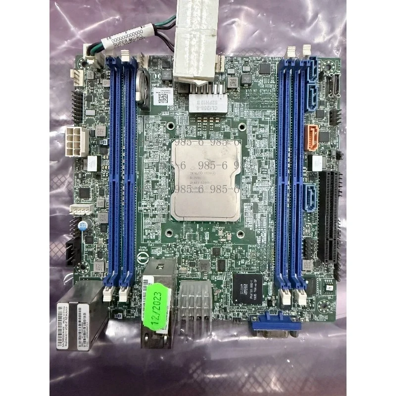 AI NAS Soft Routing Motherboard X11SDV-8C-TLN2F D-2141I Mini ITX 8 Core IPMI Dual 10 Gigabit Network Port