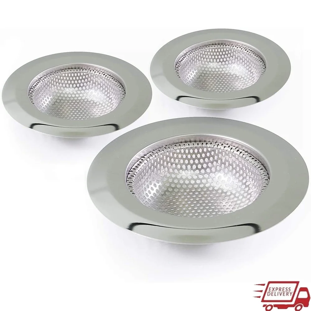 

Сменный стандартный слив PlumBoss, большой широкий обод из нержавеющей стали, диаметр 4,5 дюйма, хром, 3 шт. в упаковке