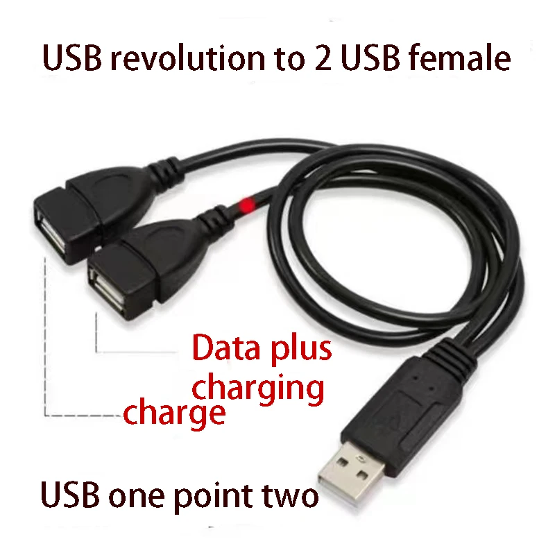 

USB 2.0 Extension Cable, Male To Female USB Data Charging, Connected To Hard Disk Network Card, USB Public To Female Two In One