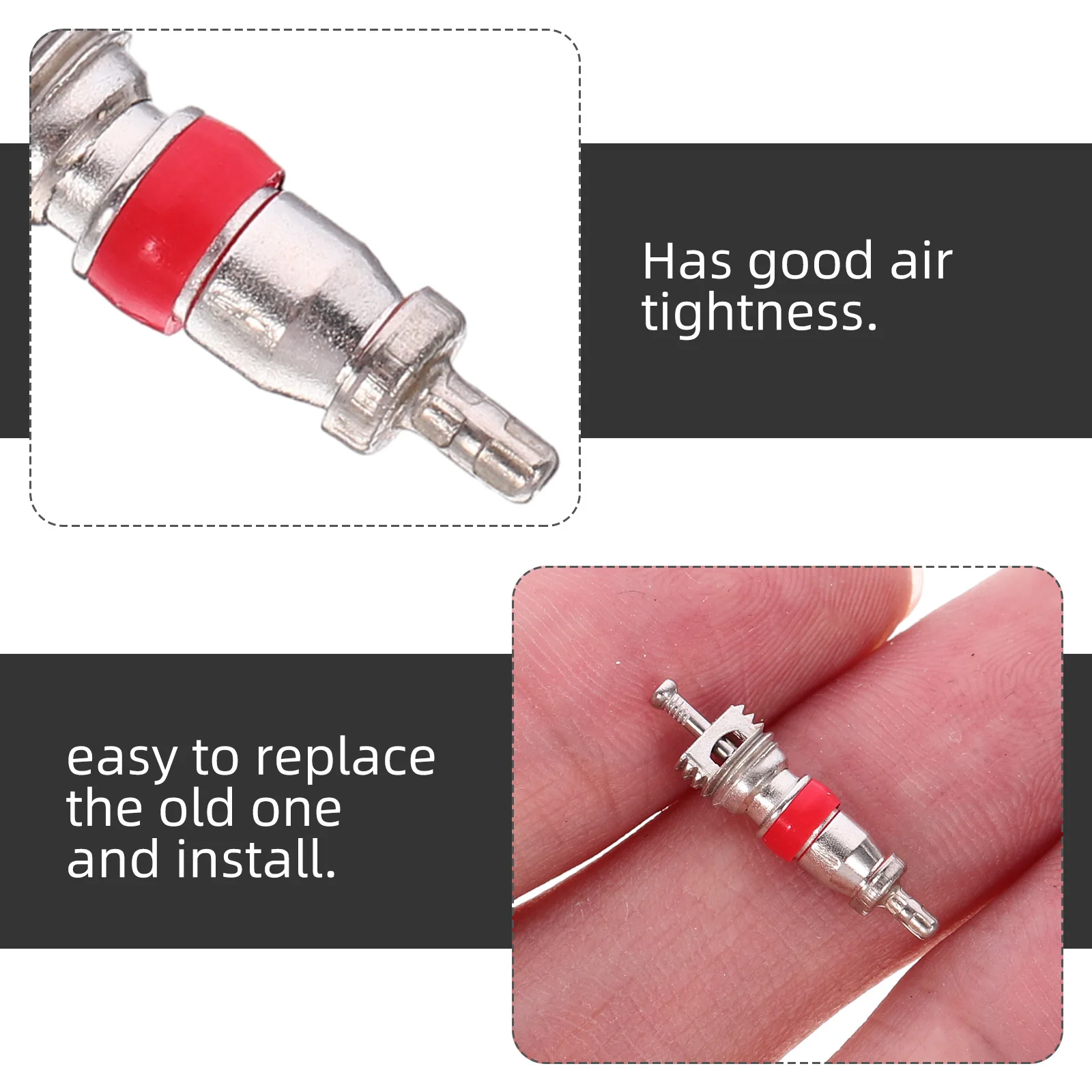 

200pcs Zinc Alloy Stem Depth Sealing Tool for Motorcycle Bike Mountain Road Replacing Old Leaking Tires Rejuvenate