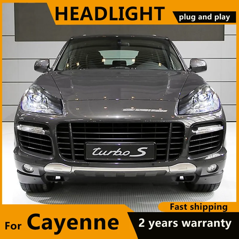 

For Porsche Cayenne 957 Headlights 2007 2008 2009 2010 Matrix LED Head Lamp DRL Day Running Light Head Lamp for Porsche Cayenne