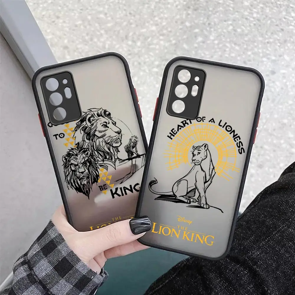 Disney The King Lion Simba Hakuna Matata Matte Case for Samsung M62 M53 M52 M51 M33 M32 M31 M30S M23 M20 M10 J8 J7 J6 J5 Cover