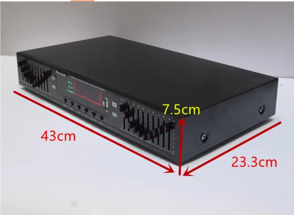 New Bluetooth EQ-898 Arrive HIFI Digital HD Stereo Preamplifier Equalizer Home Stage Equalizer Dual 10 BAND