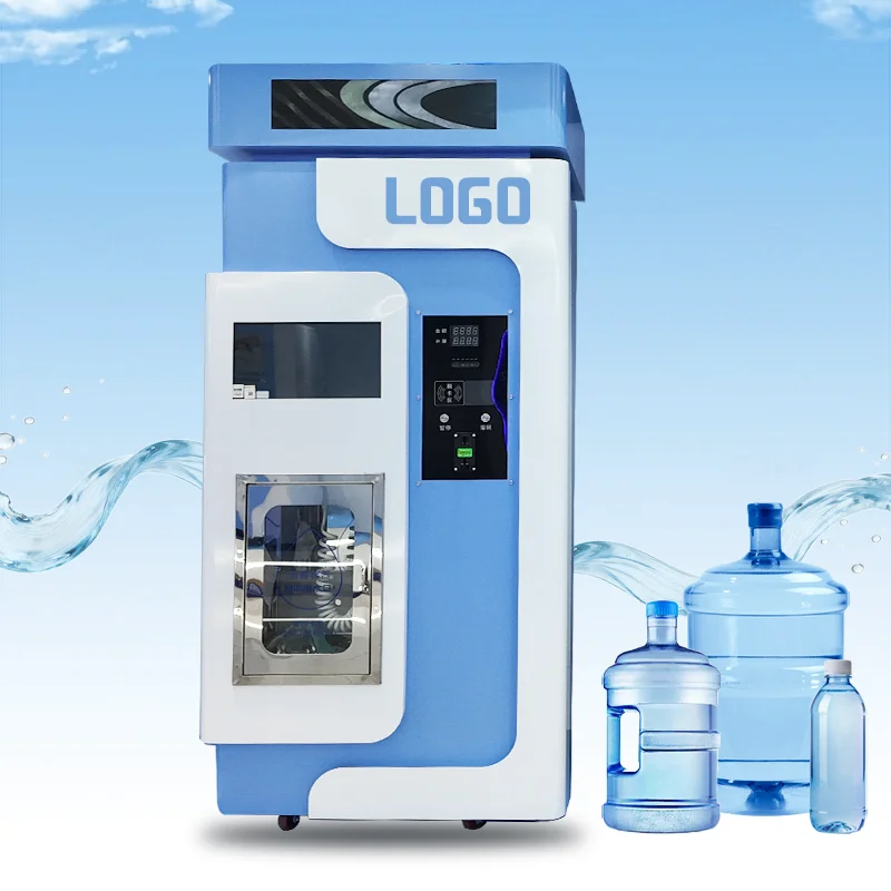 Water ATM Drinking Water Vending Machine Purified Dispenser RO Coin Operated Self-Serve for Community Public Use OME
