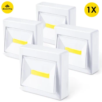 Batteriebetriebener Innenschrank-Lichtschalter, LED-Nachtlicht, kabellose Kleiderschrank-Unterschrankbeleuchtung für Küche und Schlafzimmer