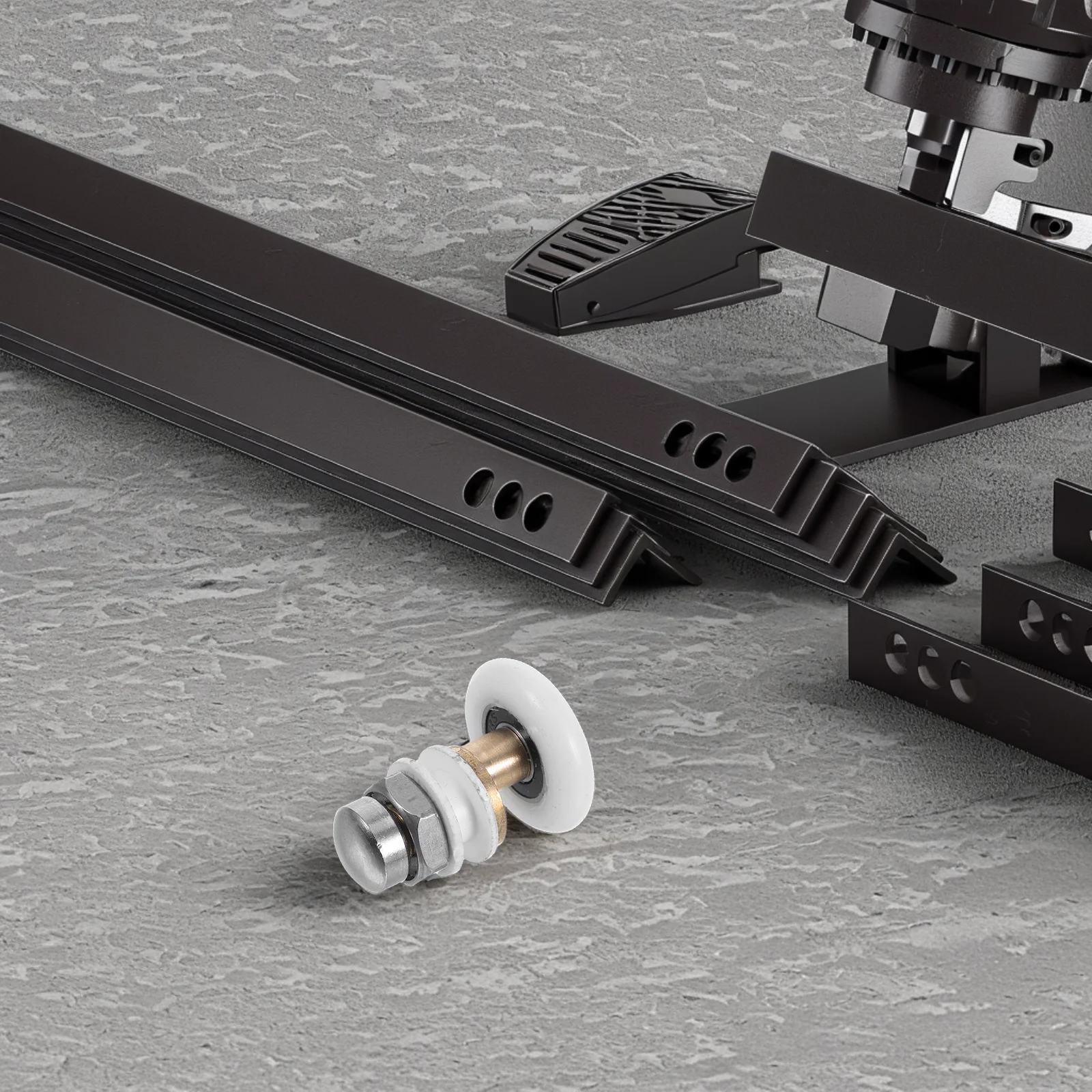 4 шт. ролики для душевой двери, стабильные и надежные шкивы для стеклянных раздвижных дверей для ванной комнаты, комплект оборудования 25 мм, кронштейн для слайдера для душа