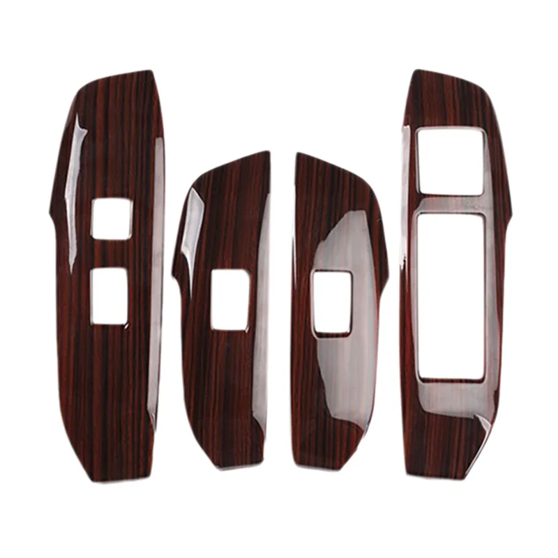 4PCS Car Window Switch Panel Adjust Cover Trim Stickers Window Button Decoration for LEXUS NX 300H 200T LHD