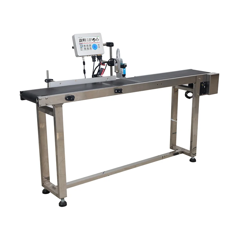 Good Quality Food & Beverage Package Applicable Industrial Online TIJ Date Code Batch Text Inkjet Printer With Big Screen