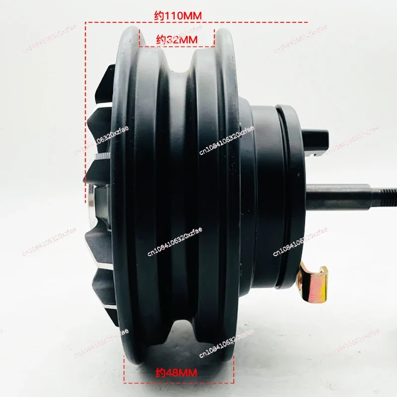 Electric Three-wheel Rear Wheel Hub Unilateral Shaft Motor,Wheel Hub Drum Brake Motor, Elderly Car Wheel Hub Rear Wheel Motor 10