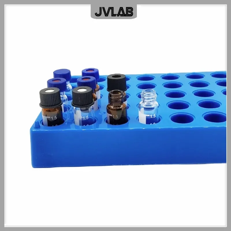 Vial Rack Plastic Chromatography Vial Holder Analytical Sample Bottle Holder for 12 mm Micro Vials  Replacement 9301-0722