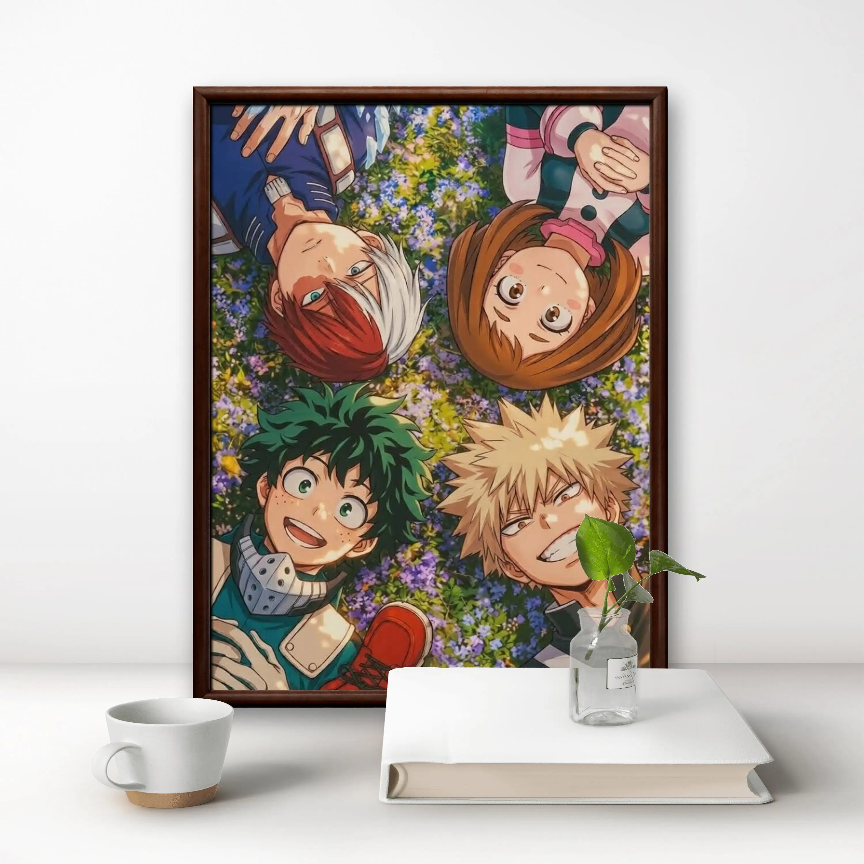 2026 New Popular 5D Full Drill Diamond Painting DIY My Hero Academia Mosaic Frameless Home Wall Art Decoration Holiday Gifts