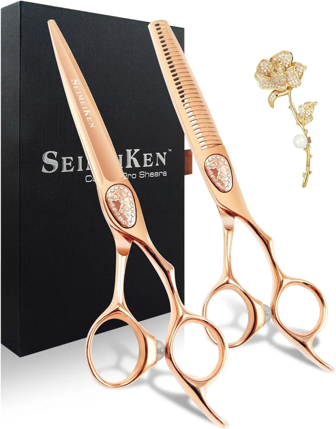 

Professional Hair Cutting Scissors Set - Japanese Stainless Steel Shears for Barber Stylists, Men & Women