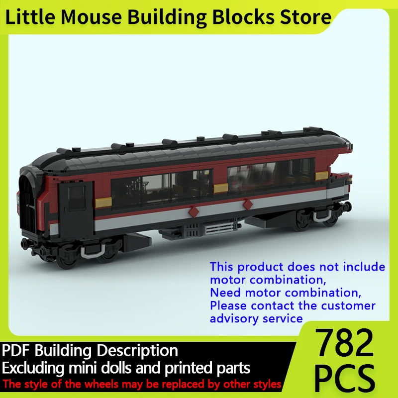 

City Car Model MOC Building Bricks Restaurant Car Of The Train Modular Technology Gifts Holiday Assemble Children Toys Suit
