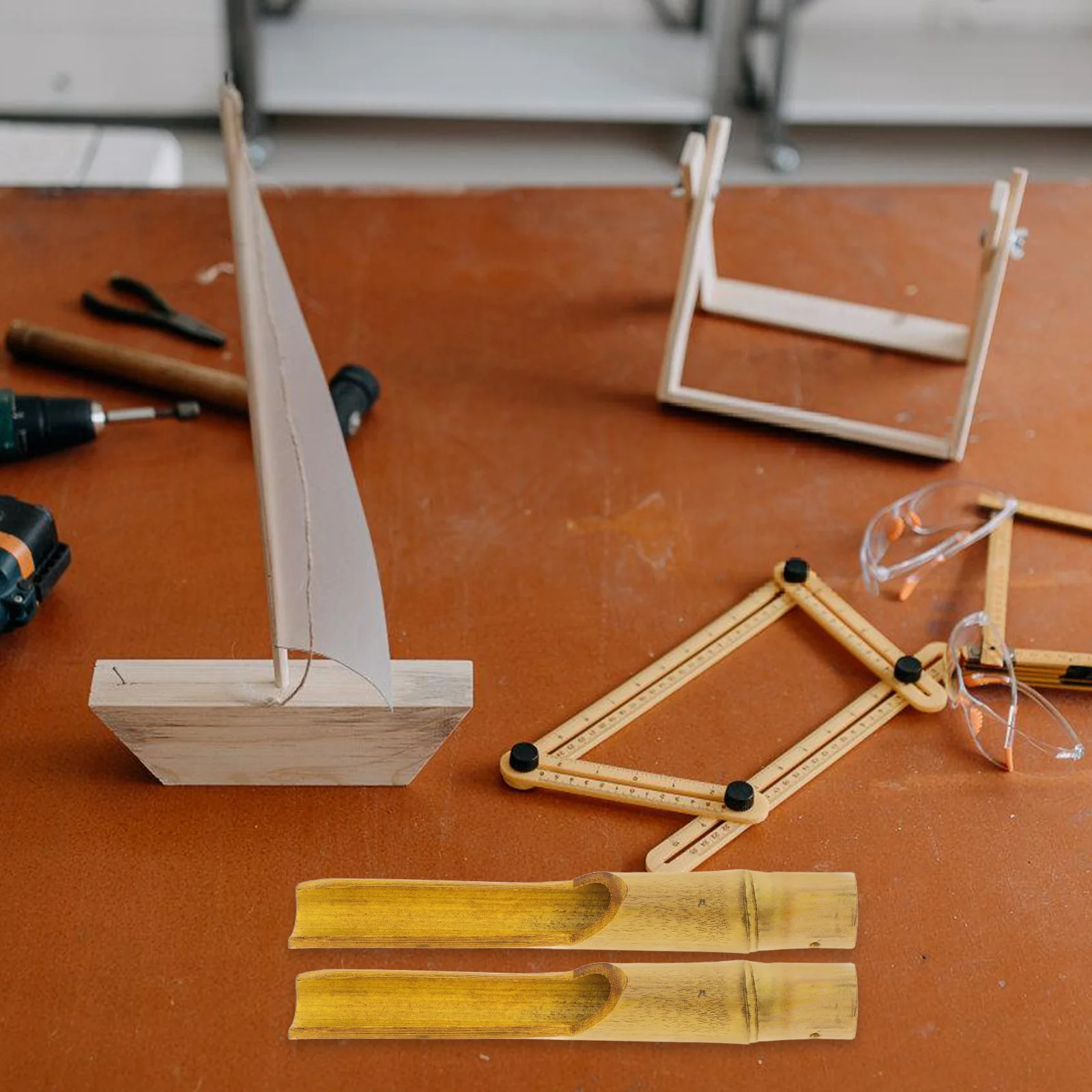 

1Set DIY Wind Chime Kit Bamboo Tubes Dome Ring Hanging Pendant Garden Patio Decor Wind Chime Replacement Parts Outdoor