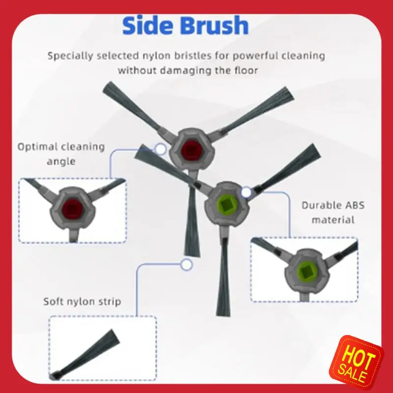 

A08I Compatible For AIRROBO P20 Robot Vacuum Cleaner Main Side Brush Hepa Filter Accessories Replacement Spare Parts