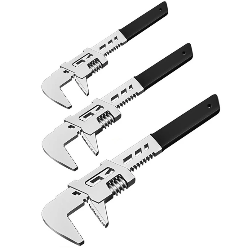 

Heavy Duty Adjustable Spanner Wrench Set with Comfortable Grip Handle for Various Fastener Size, Hard to Reach Fasteners