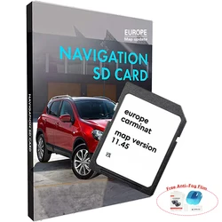 Carminat 11.25 Sat Nav Navigation SD Card for Renault Espace Traffic Master Mascott Koleos Car Update Europe 2025 GPS Map
