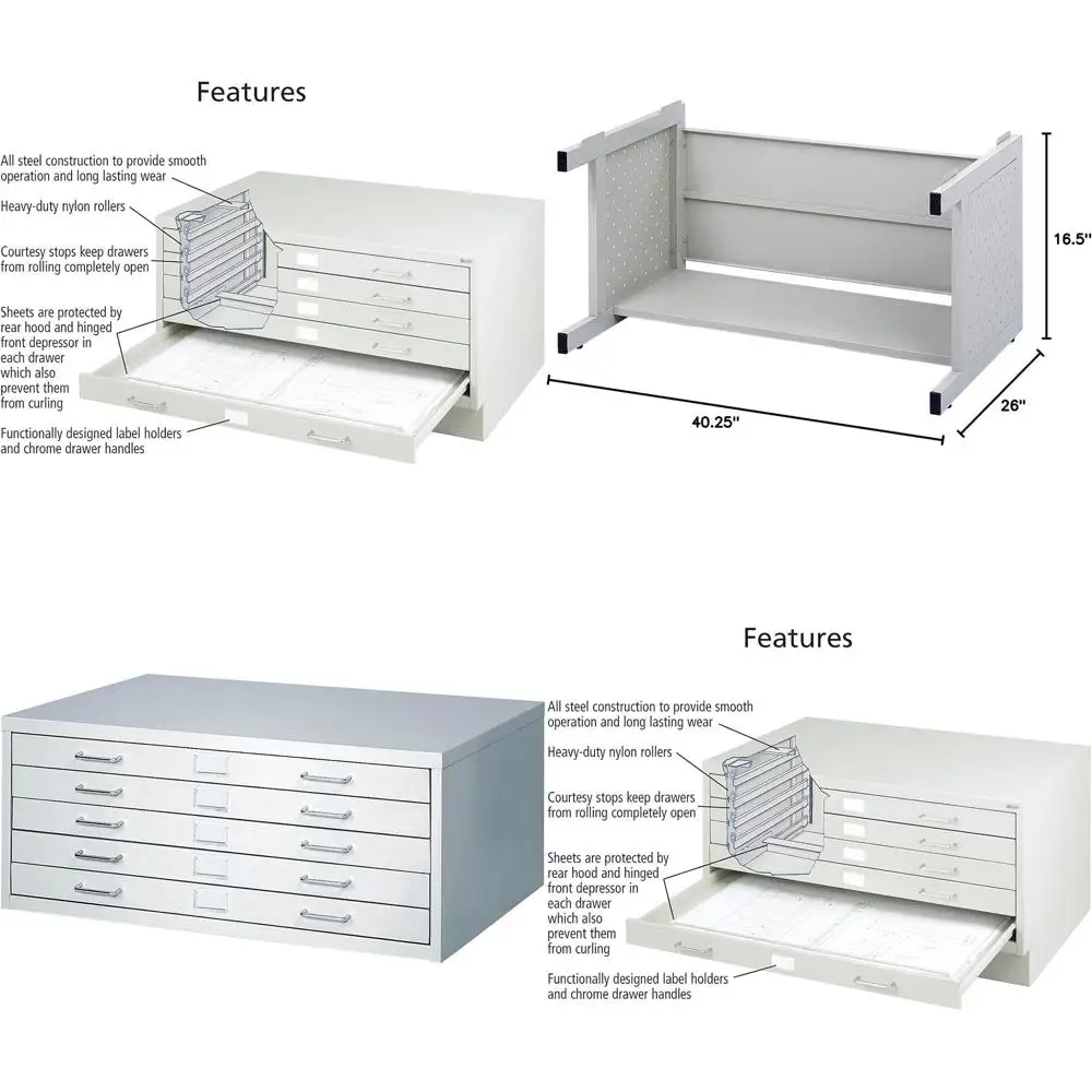 

Products 4969acil Steel lat ile, 5 Der Metal Cabinet, Small (Optional Base Sold Separately), Light Gray