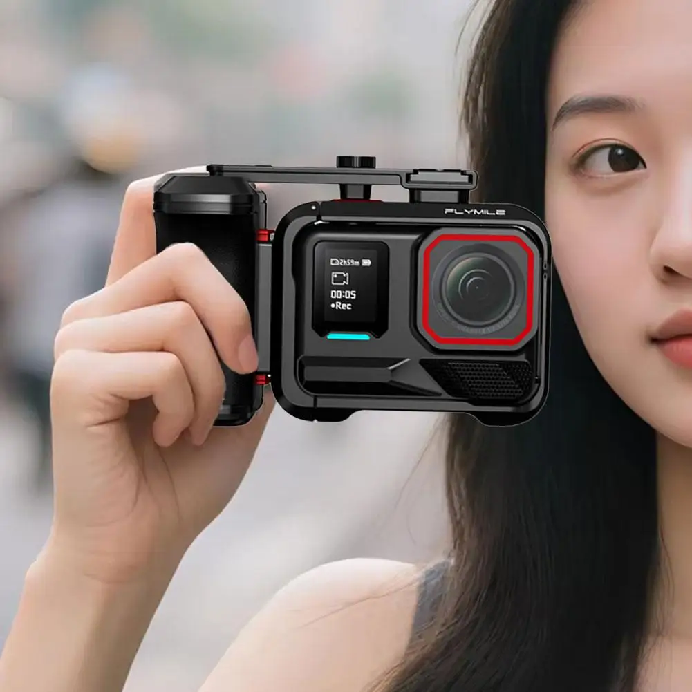 For Insta360 Ace Pro1/2 Street Camera Handle Set, Sports Camera, Rabbit Cage Expansion Accessories Shutter Button Photography