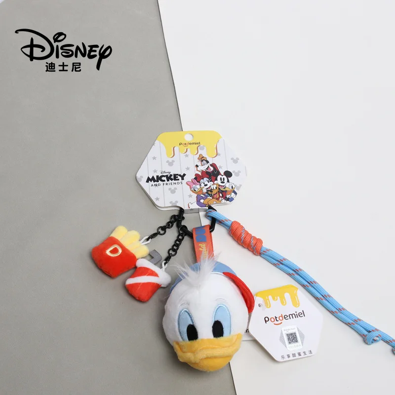 Autentici giocattoli di peluche della famiglia Disney Topolino, bambola di Topolino, decorazione da appendere, zaino, portachiavi, regalo di compleanno, regali di Natale