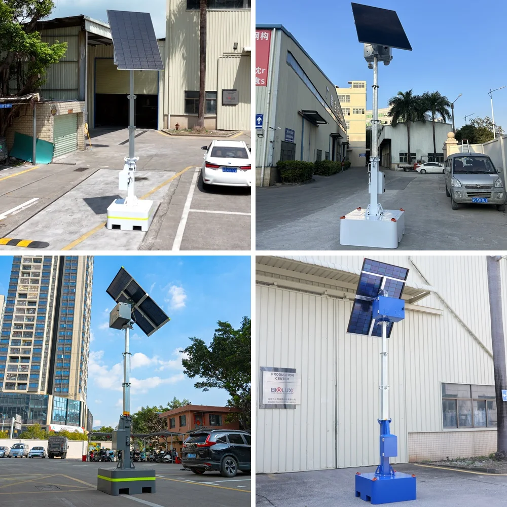 أحدث كاميرا شبكة BIGLUX للطاقة الشمسية 4G برج CCTV بالطاقة الشمسية
